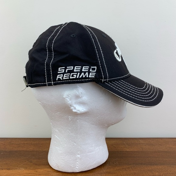 Callaway Hat Cap Strap Back Black Red Big Bertha Golf Casual Mens Speed Regime - Picture 3 of 11